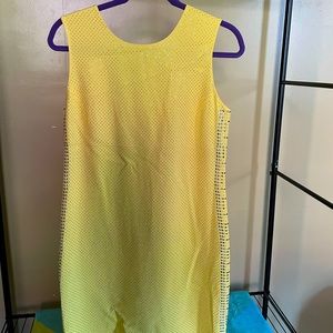 NWT VERSACE FOR H&M YELLOW STUDDED DRESS SIZE 10